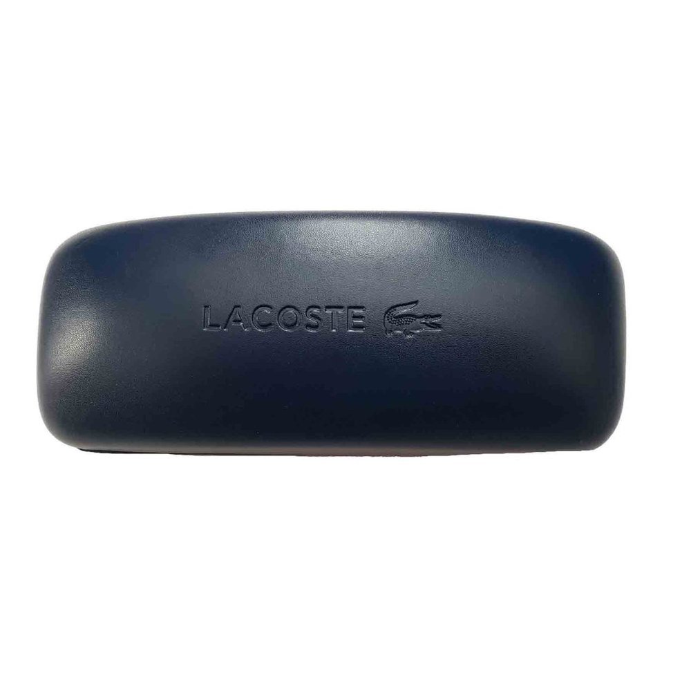 Lacoste Hard Case Sunglasses / Eyeglasses Case Navy Blue Hinged